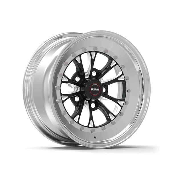 Distraccion 7.5 in. Vitesse 15x10-5x4.75 BP & BS Single Beadlock MT Wheel, Black DI3835259 - main